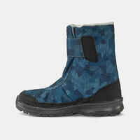 Kids’ warm waterproof snow hiking boots SH100 - Velcro Size 7 - 5.5 