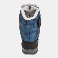 Čizme za planinarenje SH100 X-Warm vodootporne (24-38) dečje - teget