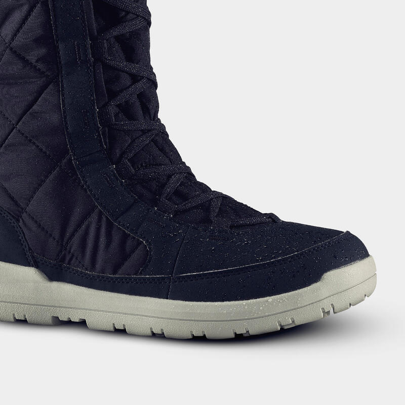 Botas de nieve y apreski impermeables con cordones Mujer Quechua SH500