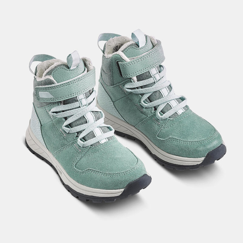 Çocuk Su Geçirmez Outdoor Kar Botu - Yeşil - 24 / 34 - SH500
