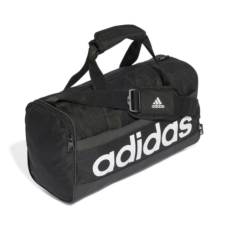 Bolsa Duffel Adidas Negro Blanco XS
