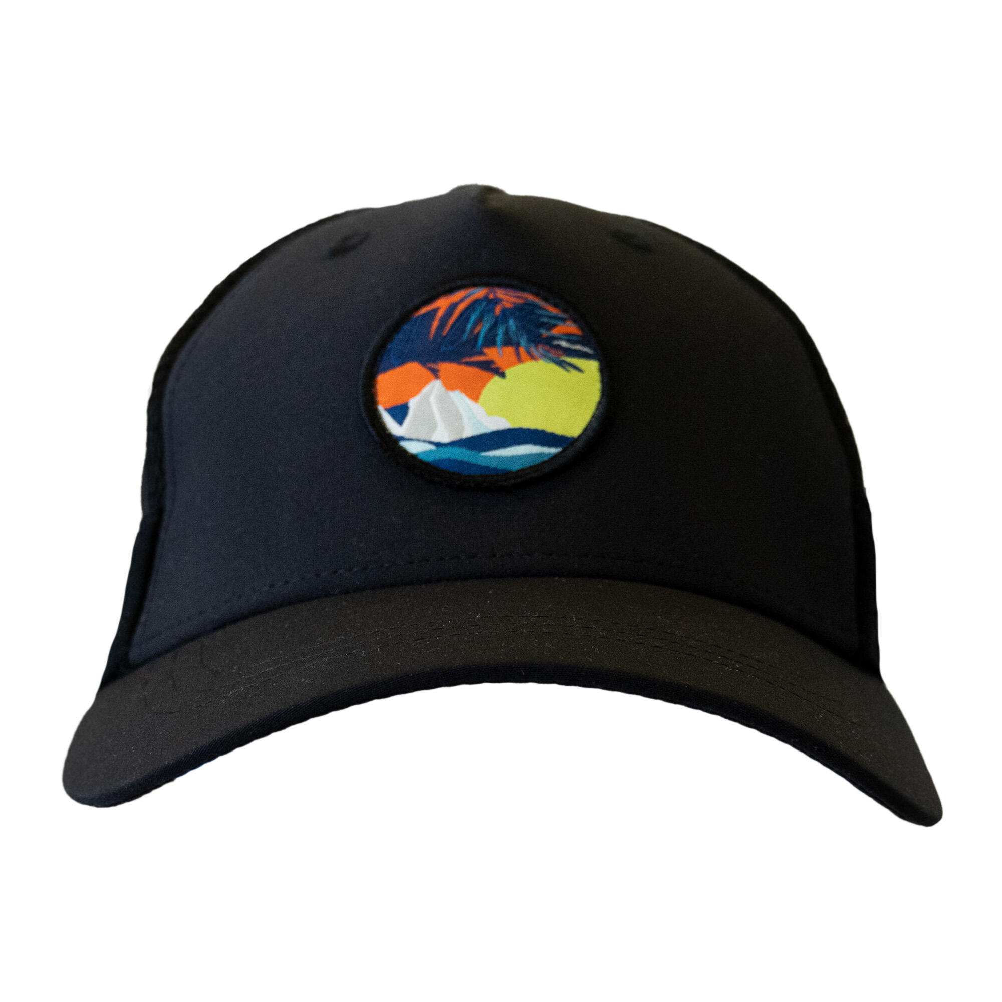 Adult Trucker Style Beach Cap - Black 2/6