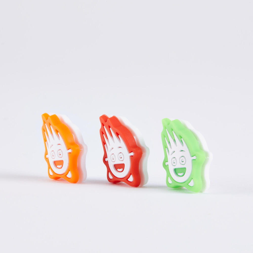 Vibrationsdämpfer Kids *3 rot/grün/orange