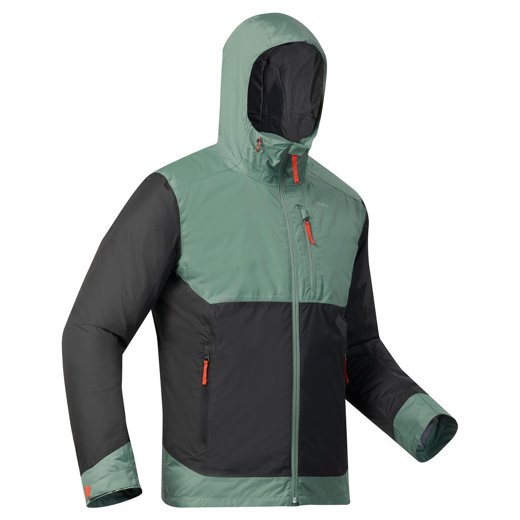 Men’s hiking waterproof winter jacket - SH500 -10°C