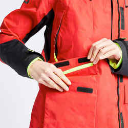 Women’s Sailing Jacket Offshore 900 - Red