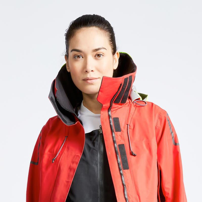 Veste de quart de voile Offshore 900 Femme Rouge