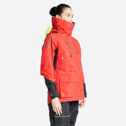 Women’s Sailing Jacket Offshore 900 - Red