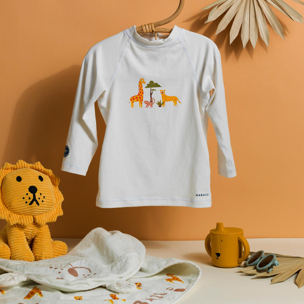 Baby Anti-UV Long-sleeved T-shirt Van print