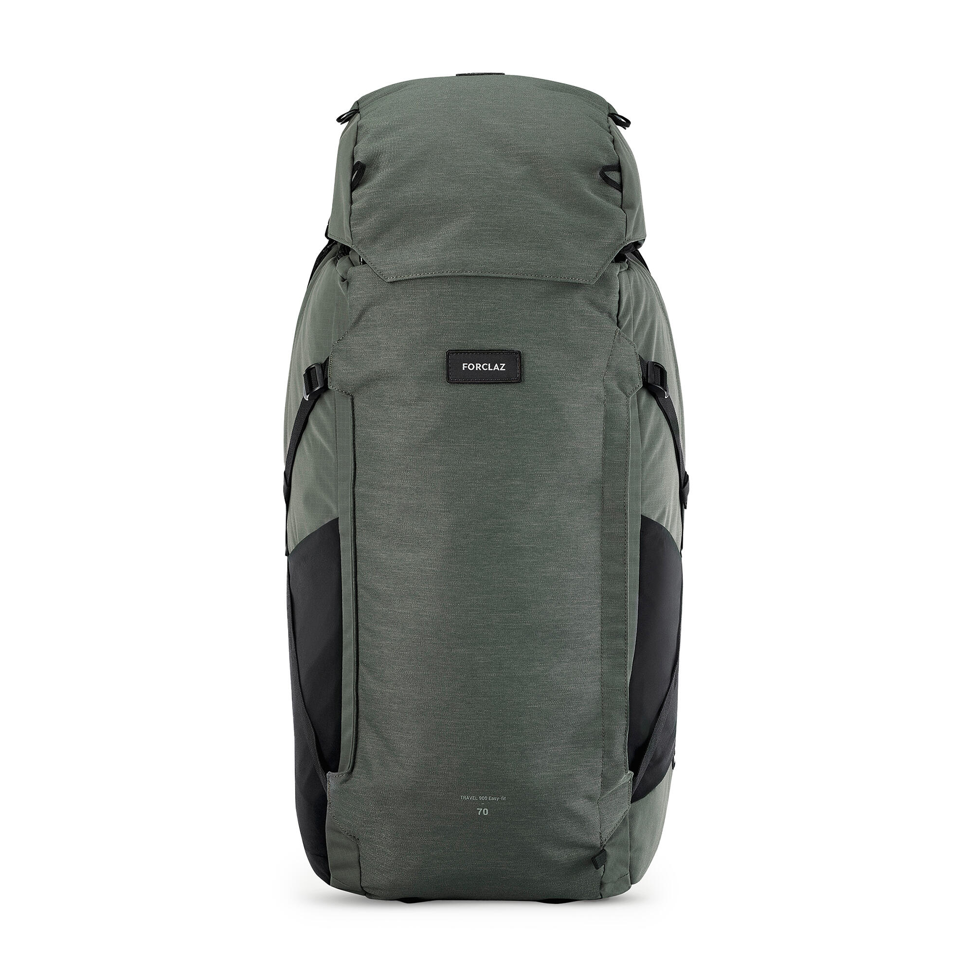 Men’s Travel 900 70+6L suitcase-style travel backpack - Green