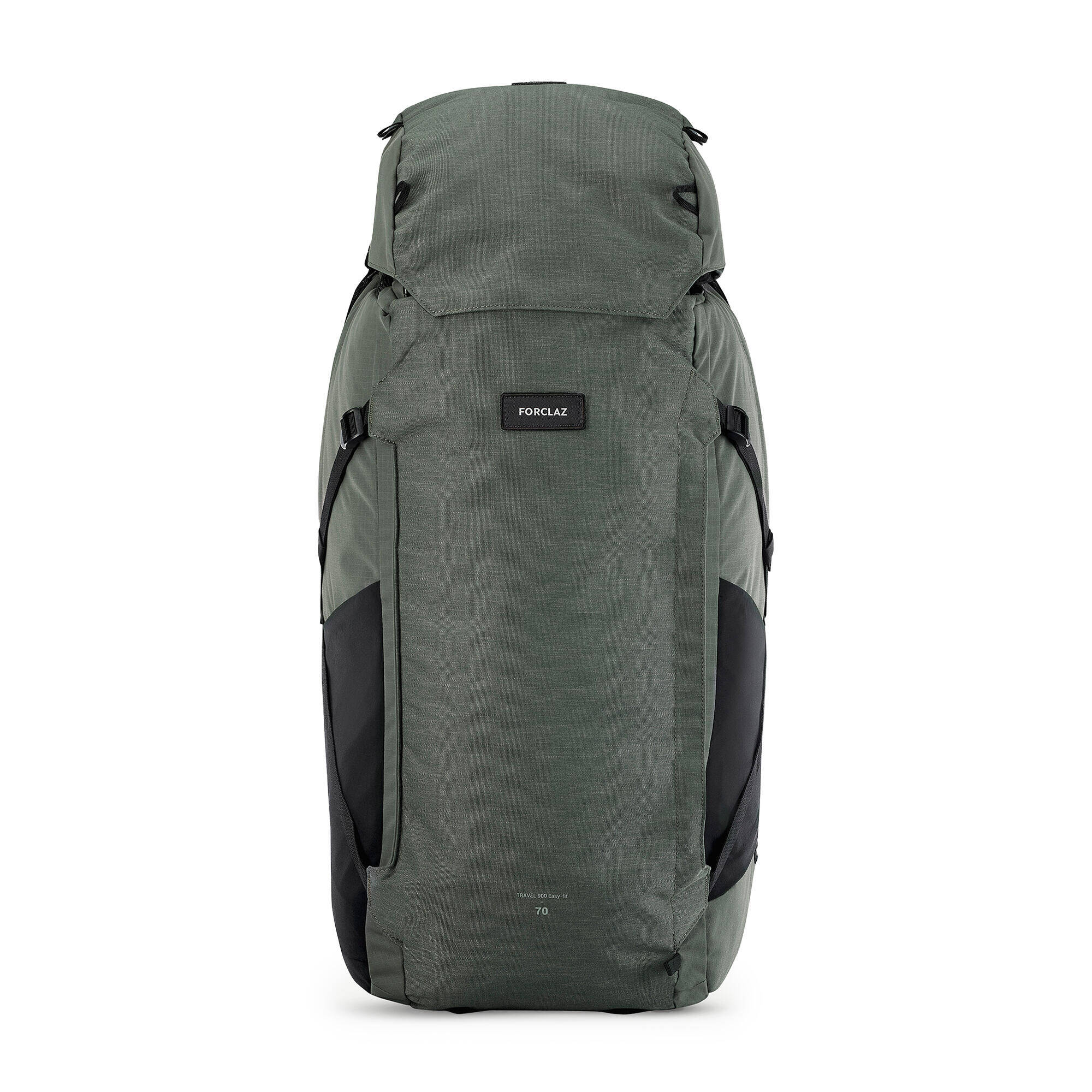 Men’s Travel 900 70+6L suitcase-style travel backpack - Green -  1