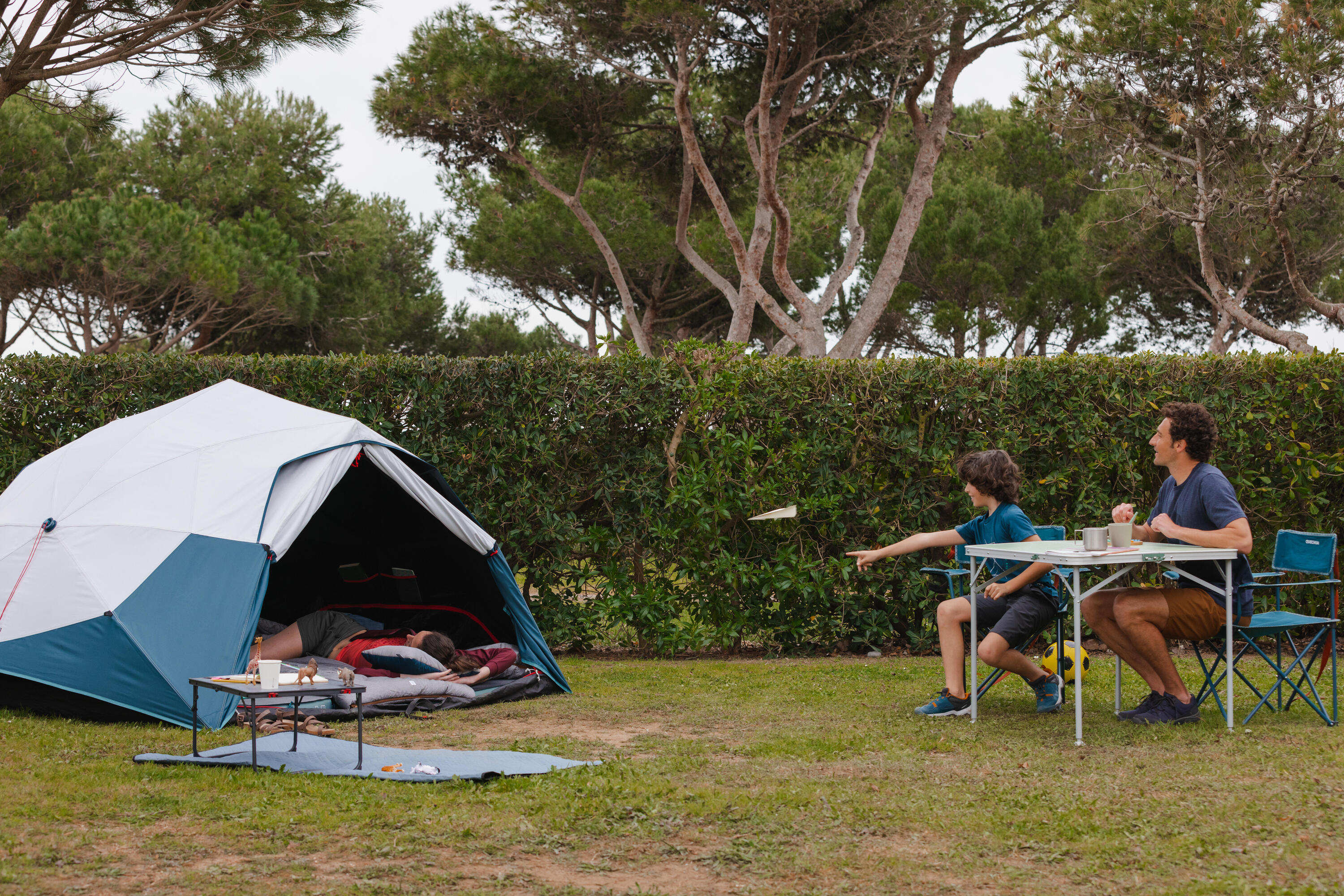 Tente de camping instantanée 3 places, 2 Seconds easy Fresh & Black 25/31