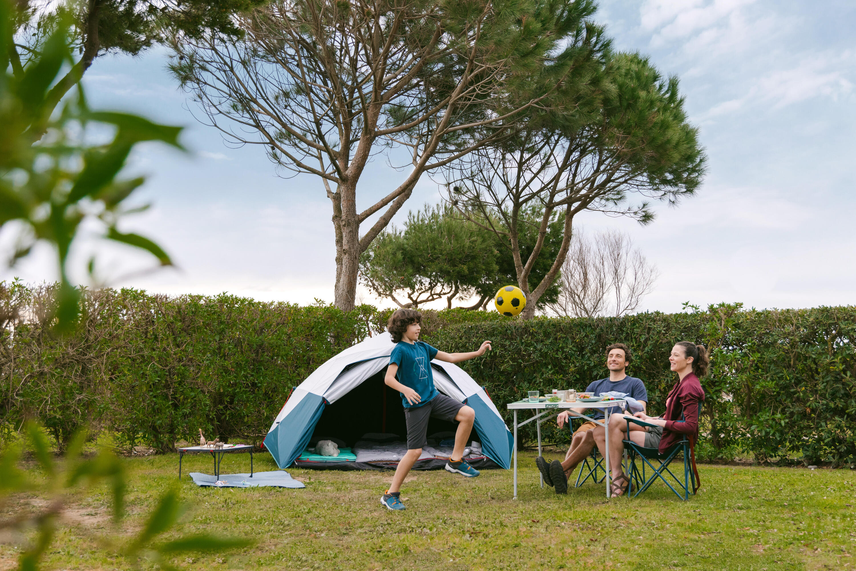 Tente de camping instantanée 3 places, 2 Seconds easy Fresh & Black 24/31