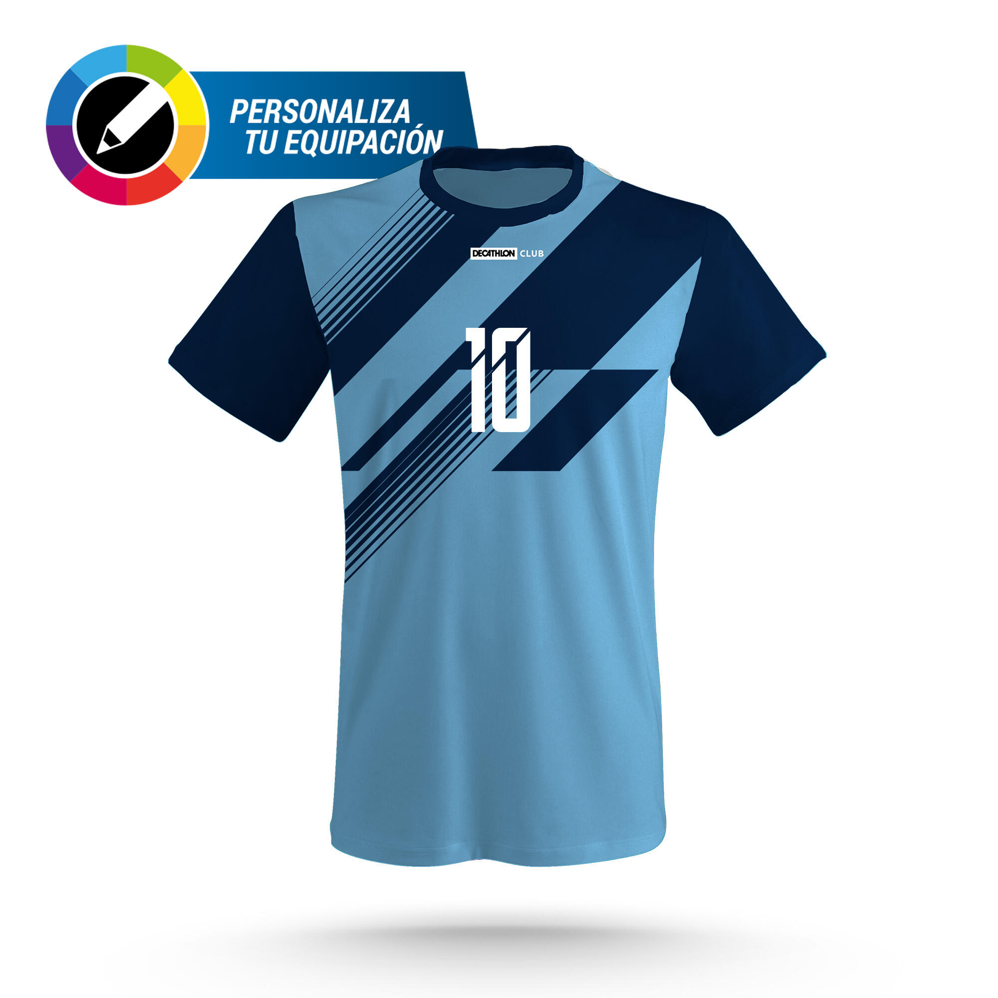 Camiseta de f tbol personalizada adulto modelo CUP Decathlon