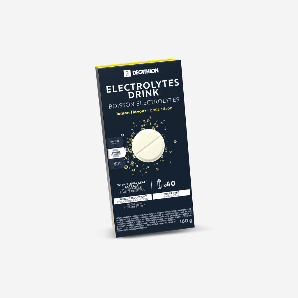 Electrolyt Brausetabletten zuckerfrei Zitrone 40 Stück 