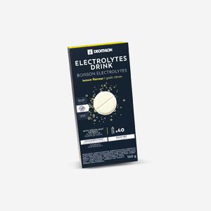 Bebida deportiva electrolitos sin azúcar comprimidos efervescentes limón 40x4 g