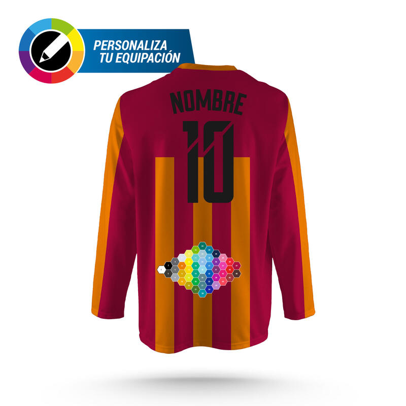 Camiseta de fútbol personalizada manga larga CUP adulto