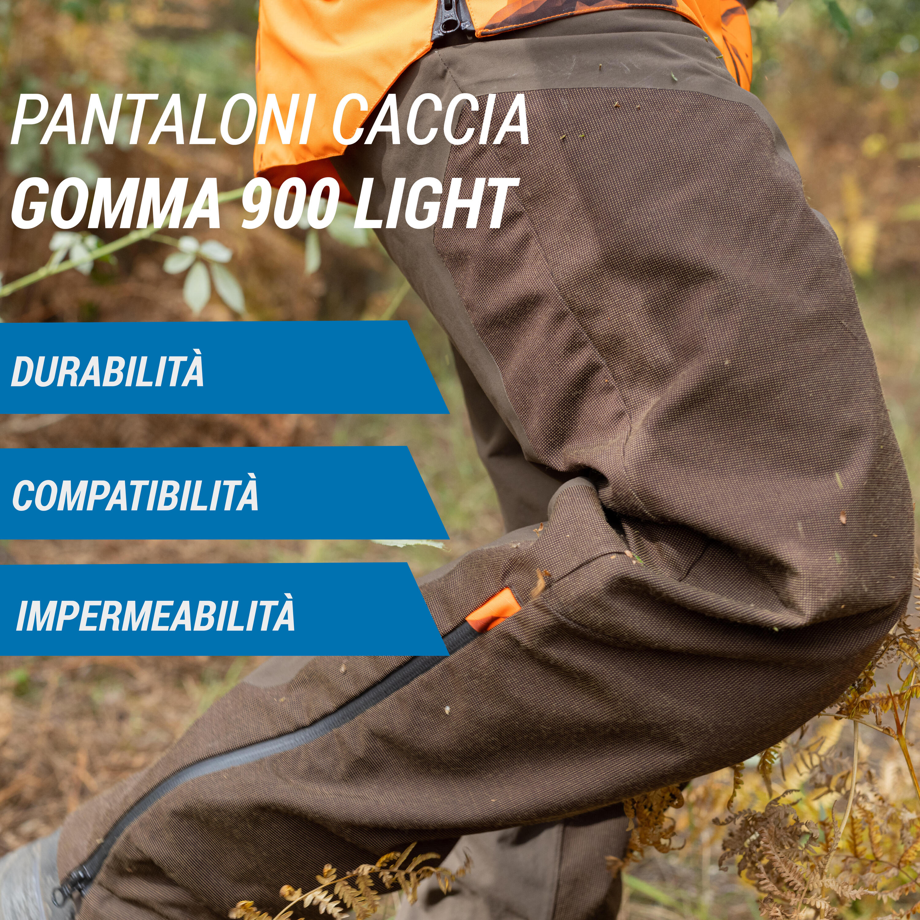Pantaloni caccia SUPERTRACK 900 impermeabili e resistenti 2/21
