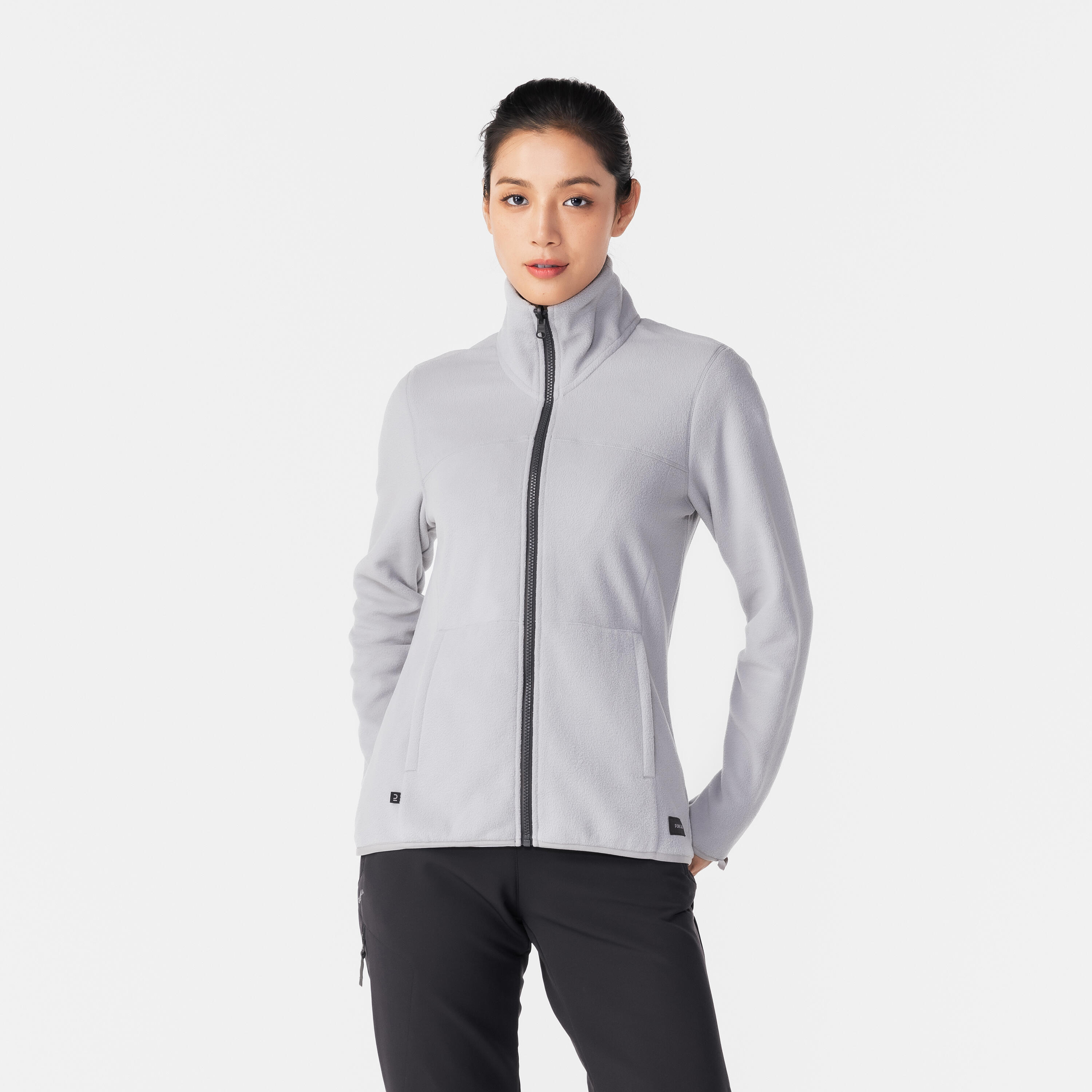 Chaqueta 3en1 de montaña y trekking impermeable Mujer Forclaz NH100 2/10