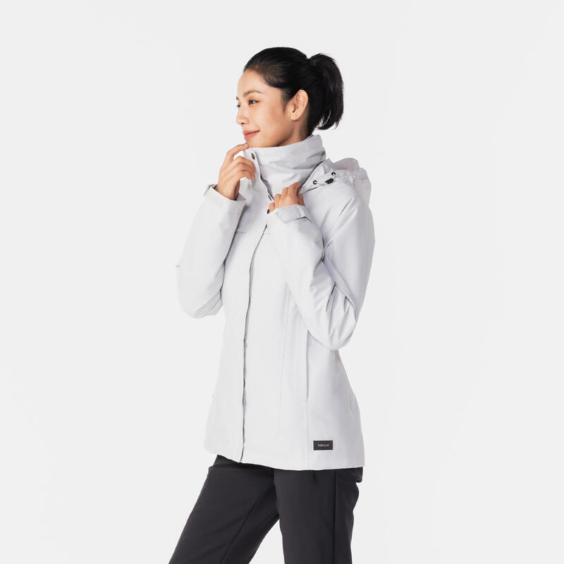 Kadın Su Geçirmez Outdoor Kar Montu/Kışlık Mont - Gri - NH100 0 °C