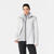 Veste de randonnée 0°C chaude femme, NH100 3en1 gris