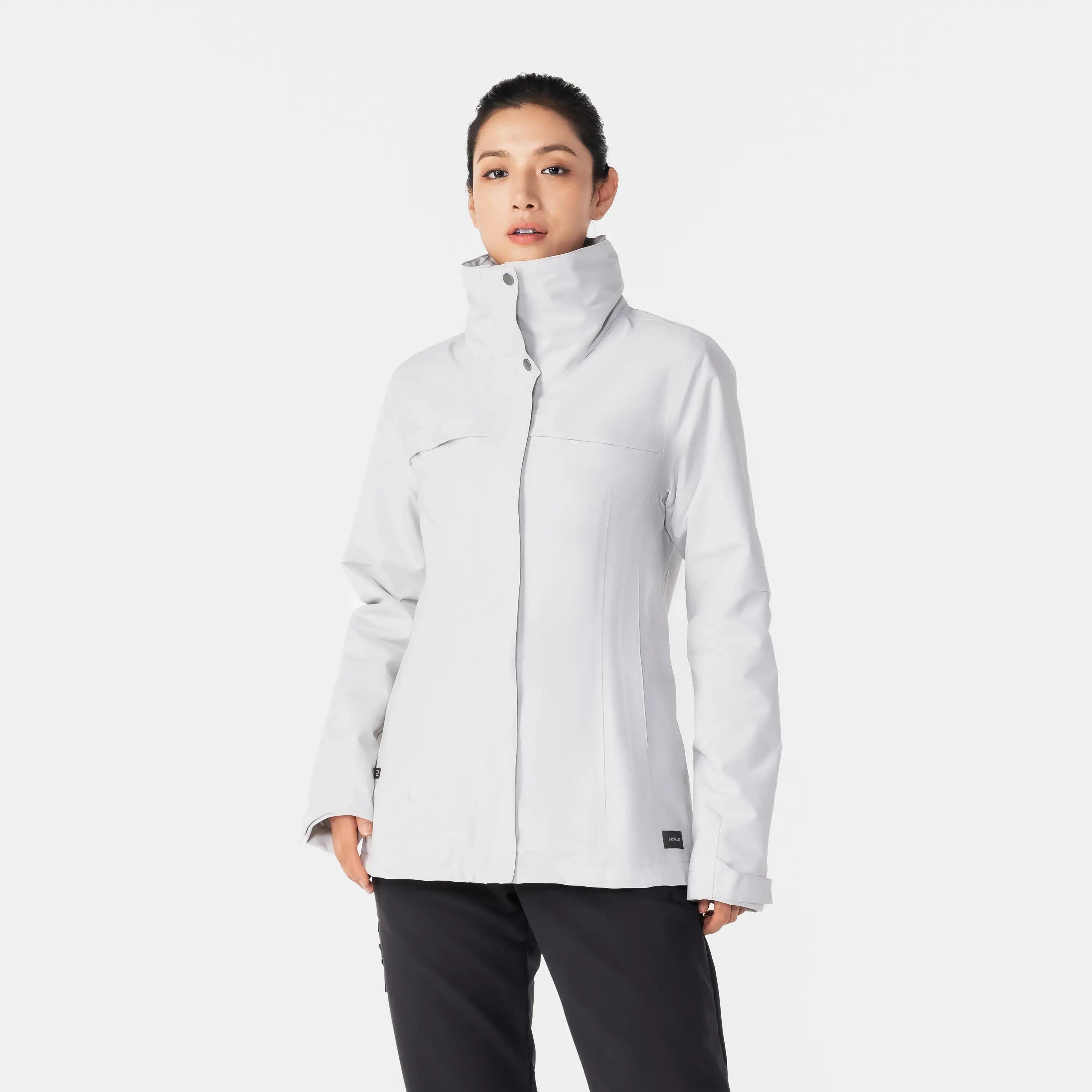 Chamarra 3 en 1 impermeable trekking viaje - Travel 100 0 °C - mujer  15/19