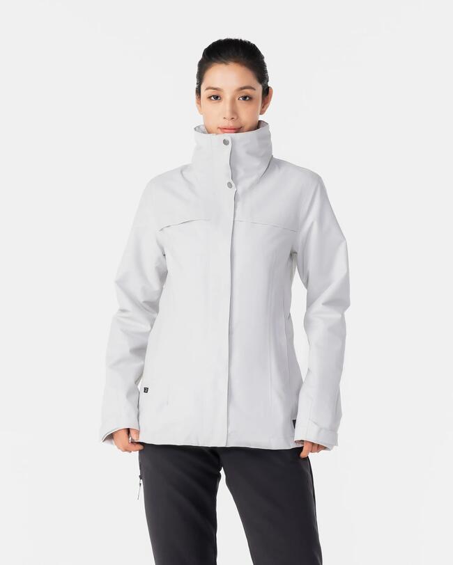 TRAVEL 100 3in1 JACKET W LIGHT GREY