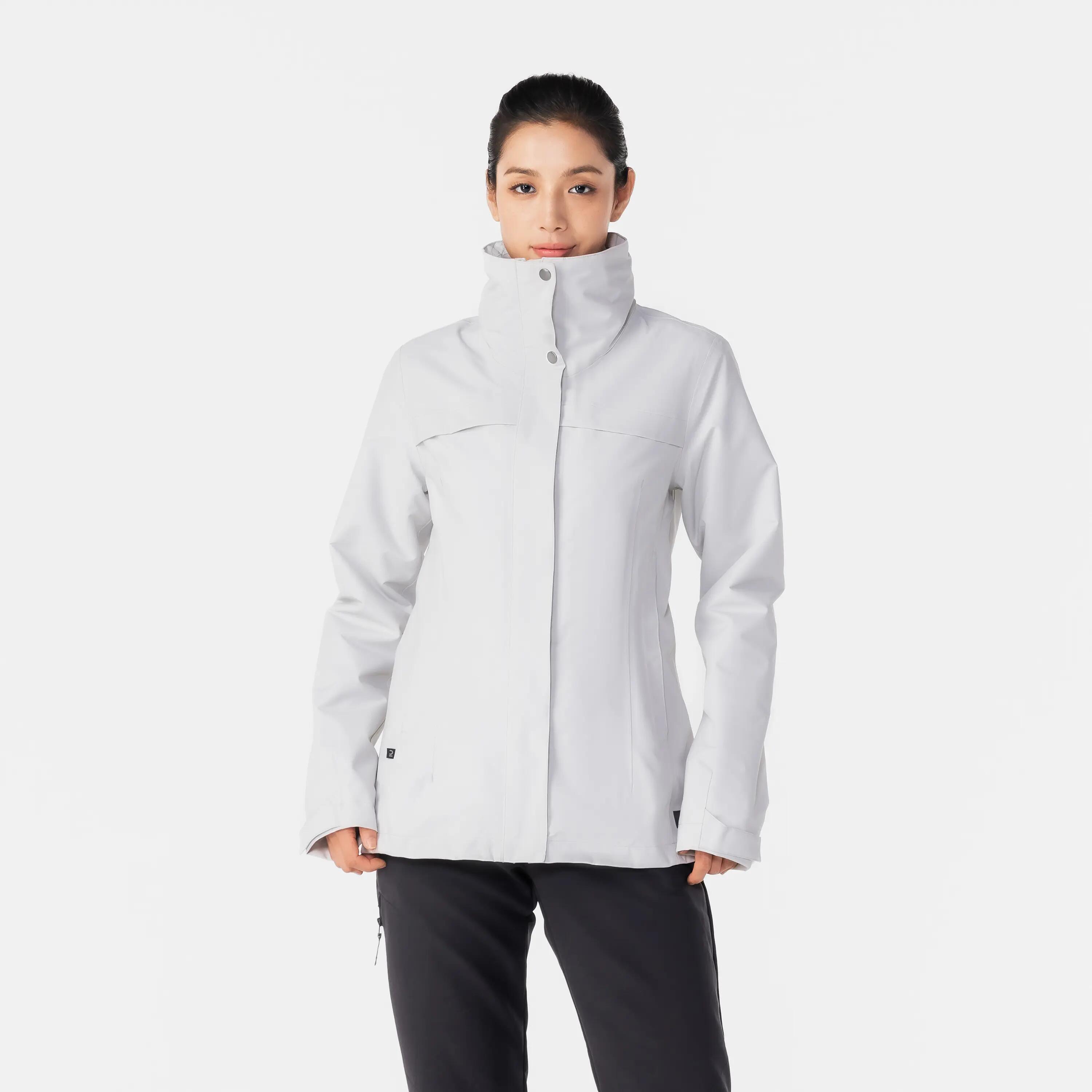 Chamarra 3 en 1 impermeable trekking viaje - Travel 100 0 °C - mujer  11/19