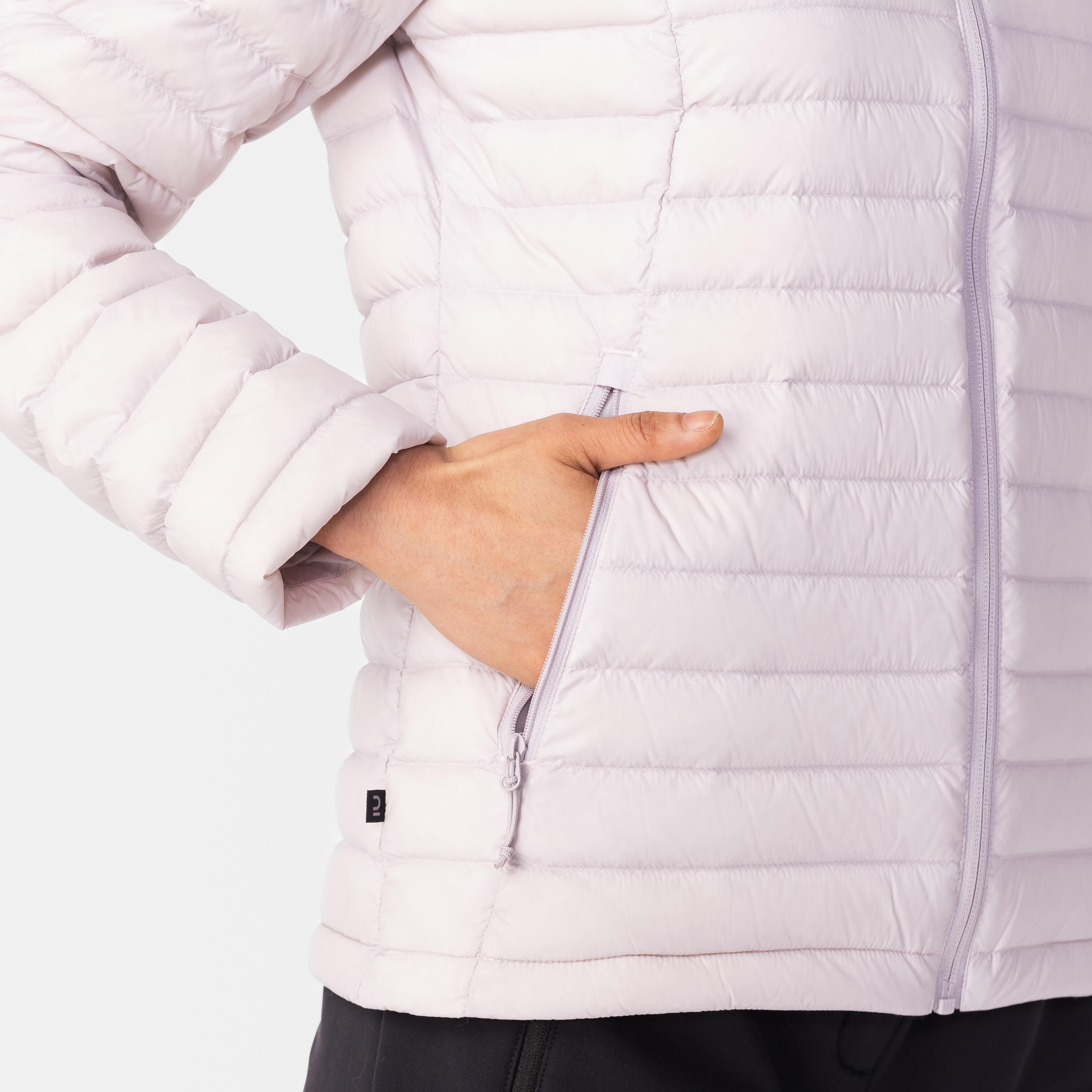 Women Ultra Light Down Jacket -5°C - Mauve Grey