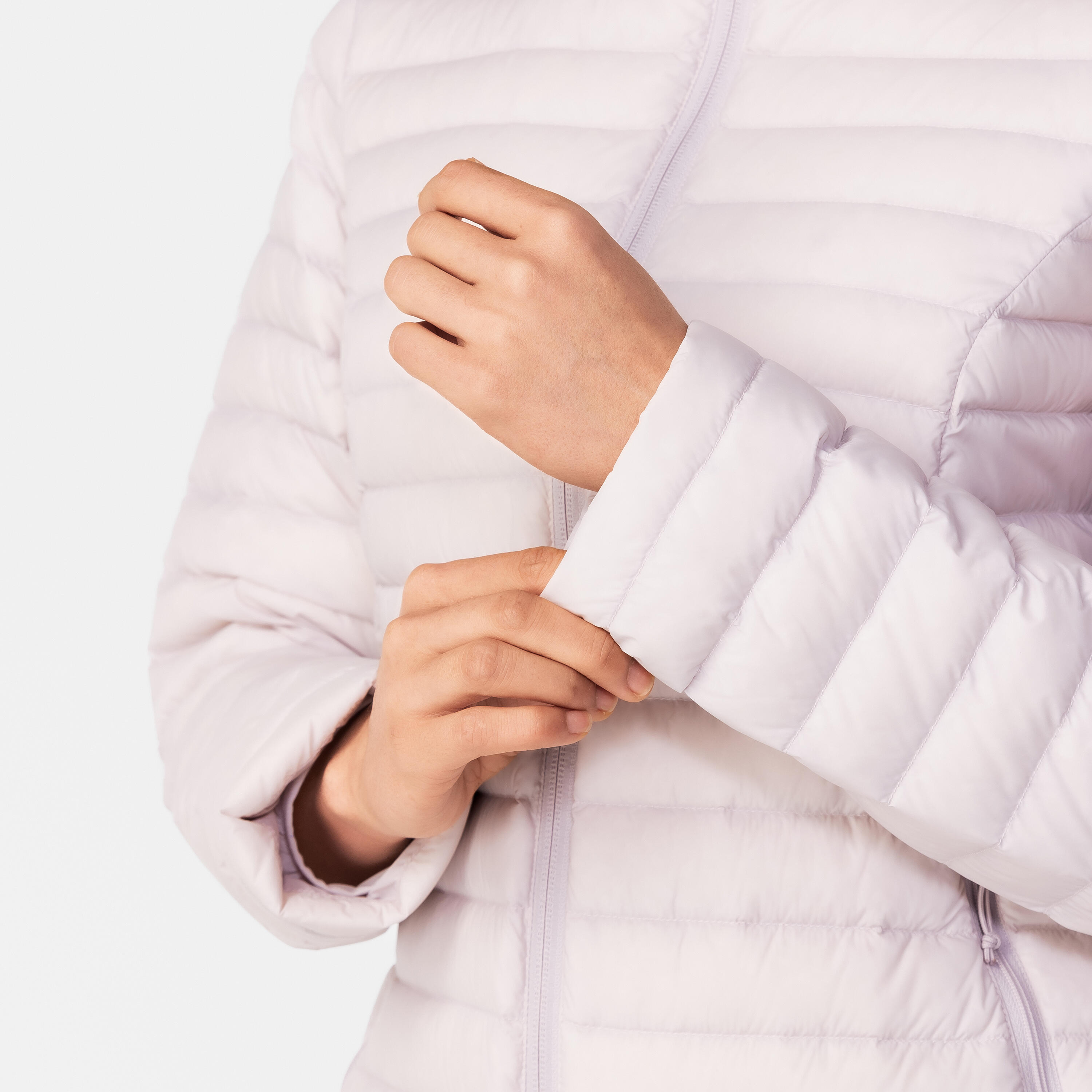 Women Ultra Light Down Jacket -5°C - Mauve Grey