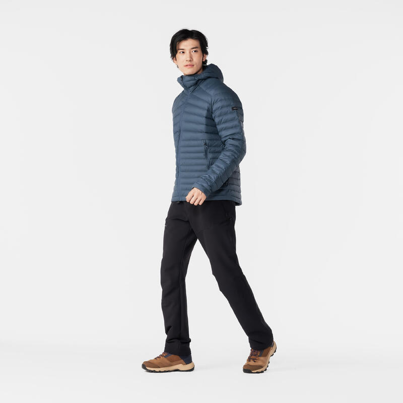 DOWN HOODIE CN TREK 100 BLUE