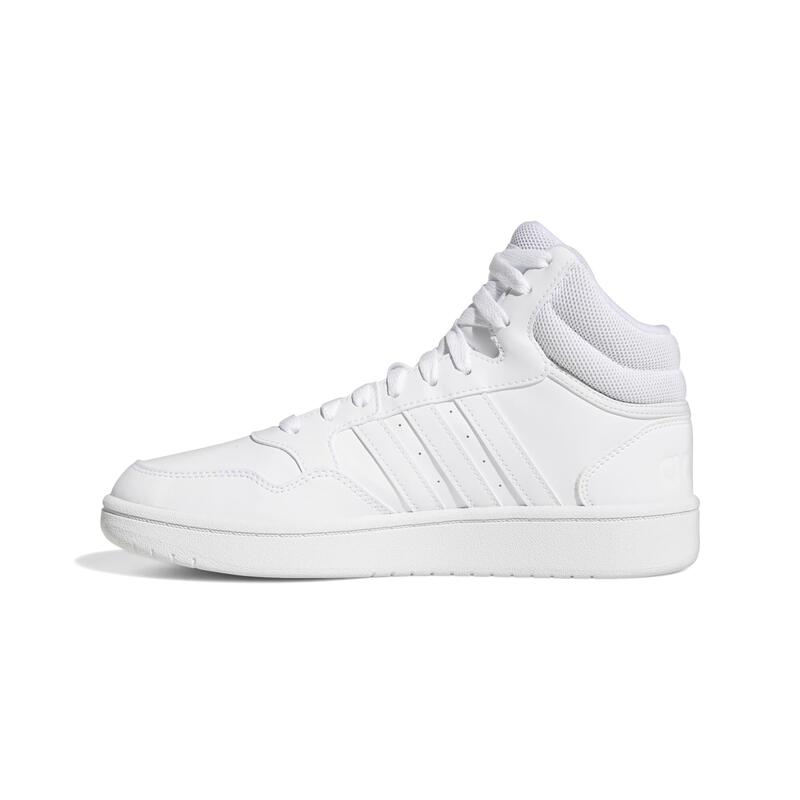 CHAUSSURE ADIDAS FEMME HOOPS MID BLANC / OR