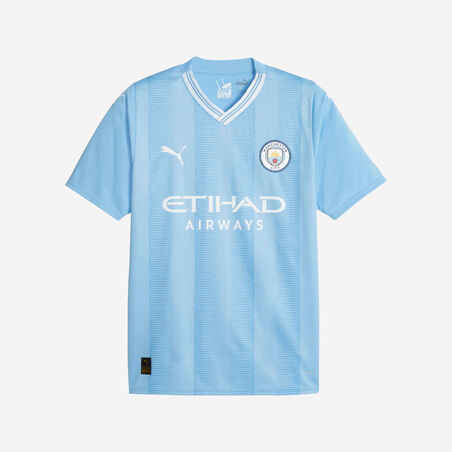 Suaugusiųjų „Manchester City“ 23/24 m. sezono namų varžybų marškinėliai