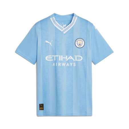 Vaikiški „Manchester City“ 23/24 m. sezono namų varžybų marškinėliai