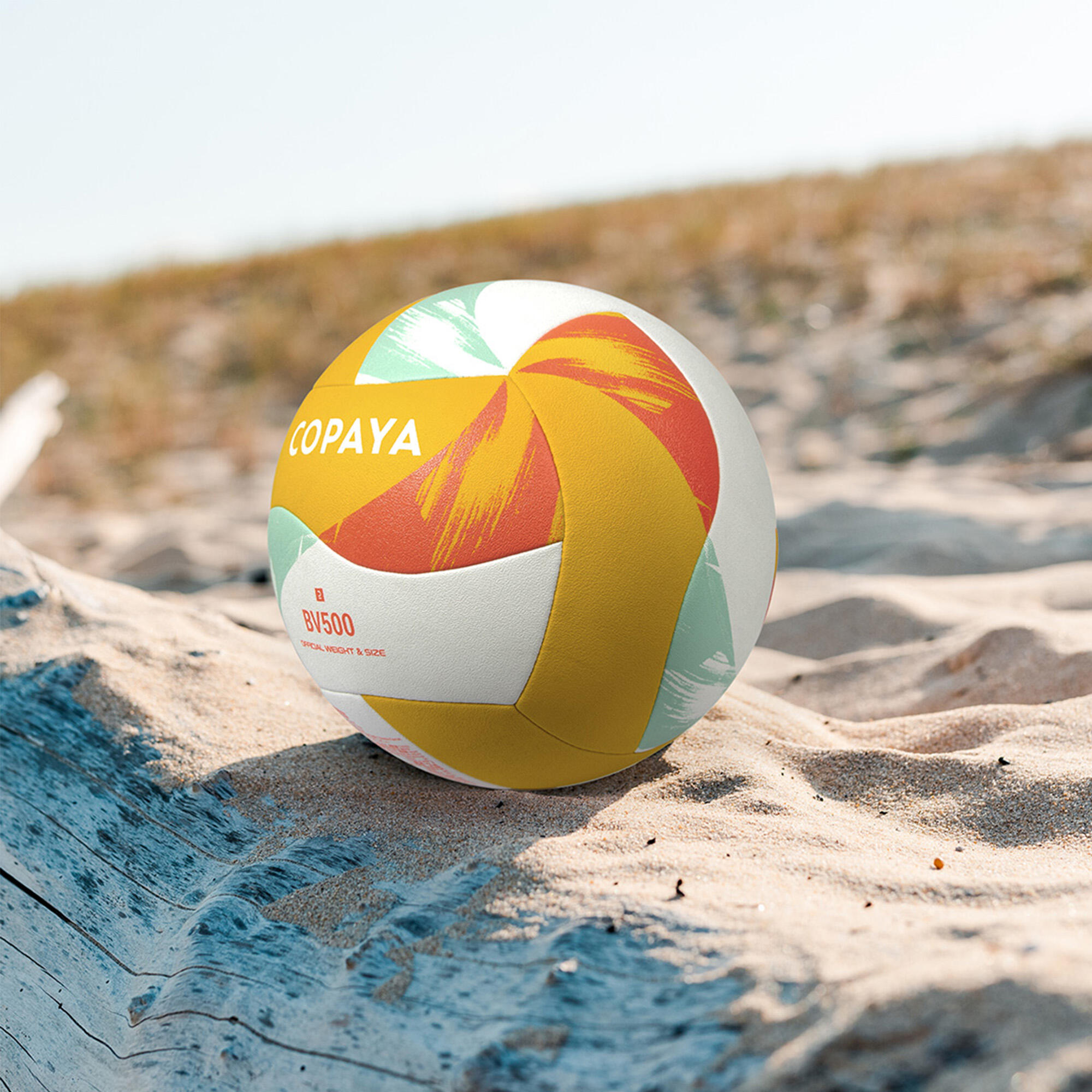 Piłka do siatkówki plażowej Copaya Replika hybrydowa 500 2/5