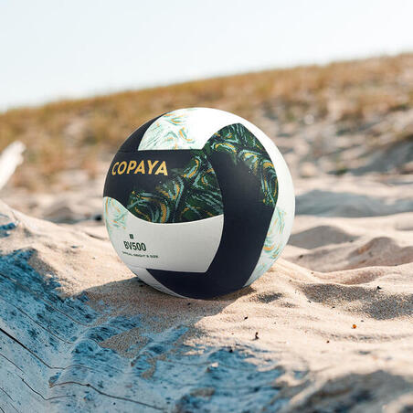 М'яч Replica для пляжного волейболу гібридний зелений/білий