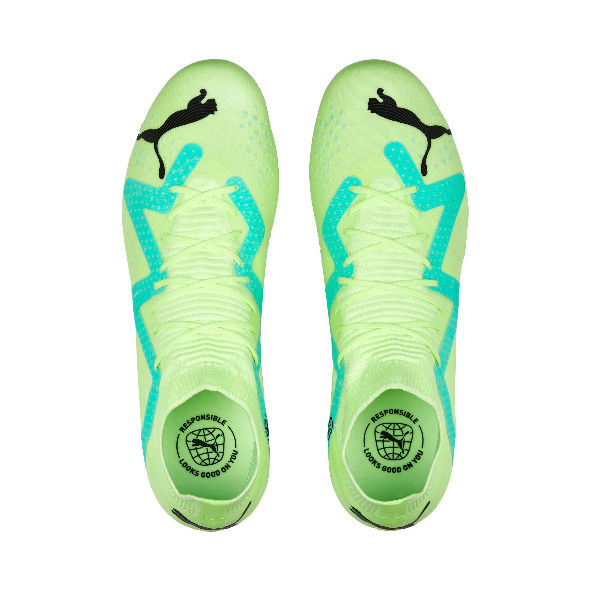 Botas de Fútbol Puma Future Match FG/AG Adulto Amarillo/Verde 5/5