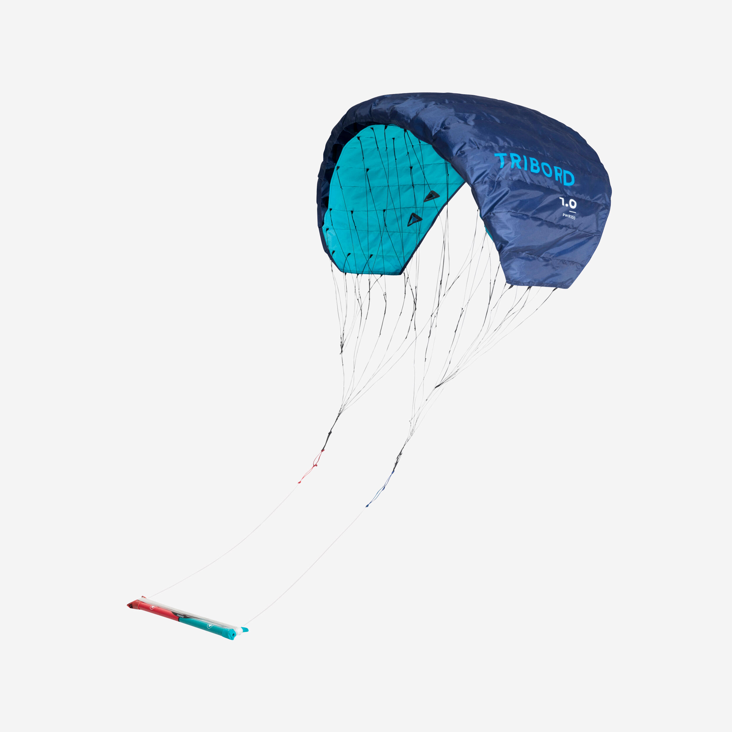 TRACTION KITE PW100 1m2 blue - with bar 1/7