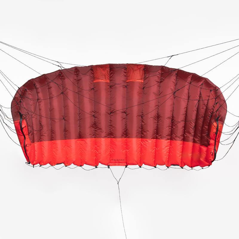 Powerkite KS100 2,5 m² rood met bar