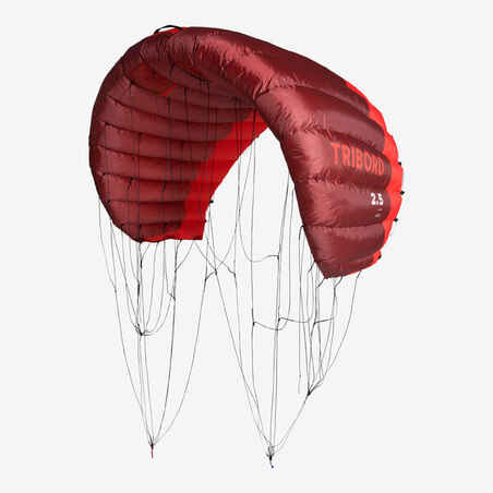 TRACTION KITE KS100 2.5 m2 red - with bar