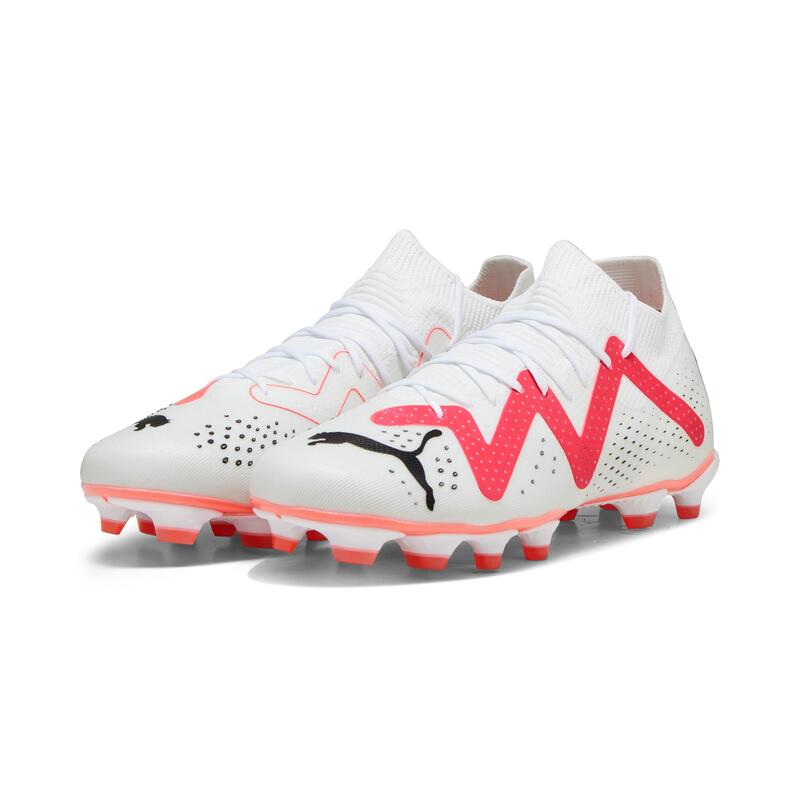 Botas de Fútbol Puma Future Match FG Blanco/Rojo Adulto