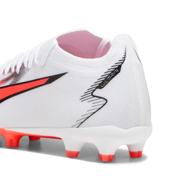 Botas de Fútbol Puma Ultra Match FG/AG Adulto Blanco/Rojo