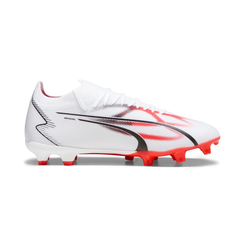 Botas de Fútbol Puma Ultra Match FG/AG Adulto Blanco/Rojo