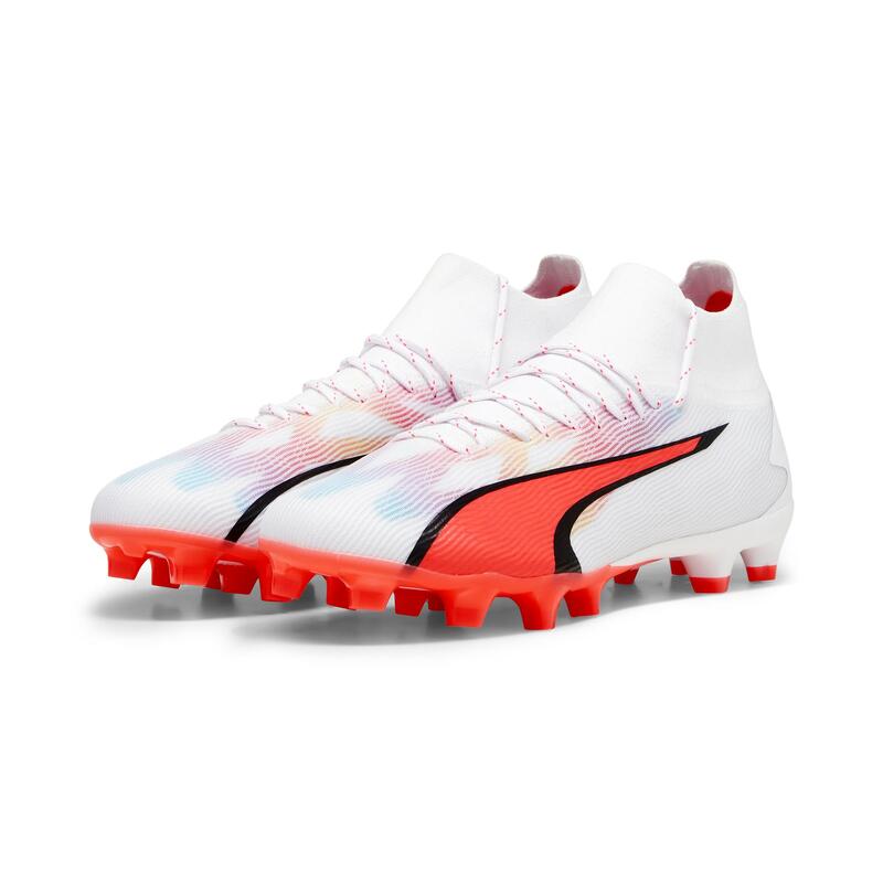 Botas De Fútbol Puma Ultra 2 Pro FG/AG Adulto Blanco/Rojo