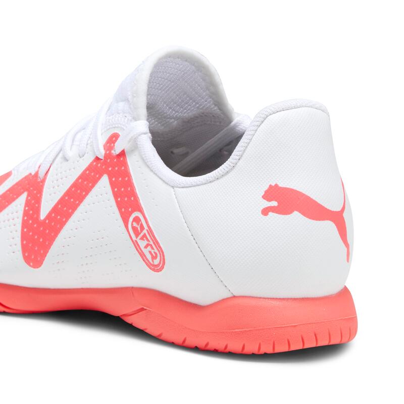 Scarpe futsal bambino Puma FUTURE MATCH bianche e gialle