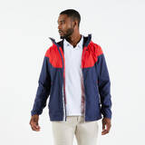 Men's Waterproof Sailing Jacket 100 - Blue Red