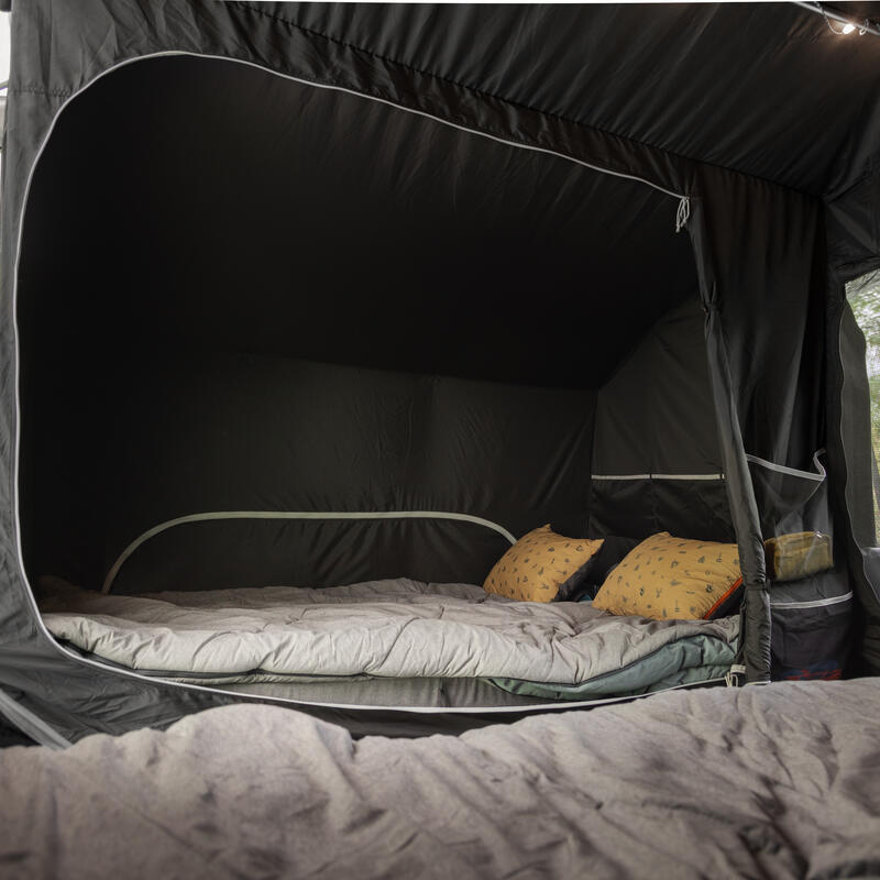 Tenttrailer met opblaasbare tent Airsecond 4.2 F&B 4 personen 2 slaapruimtes