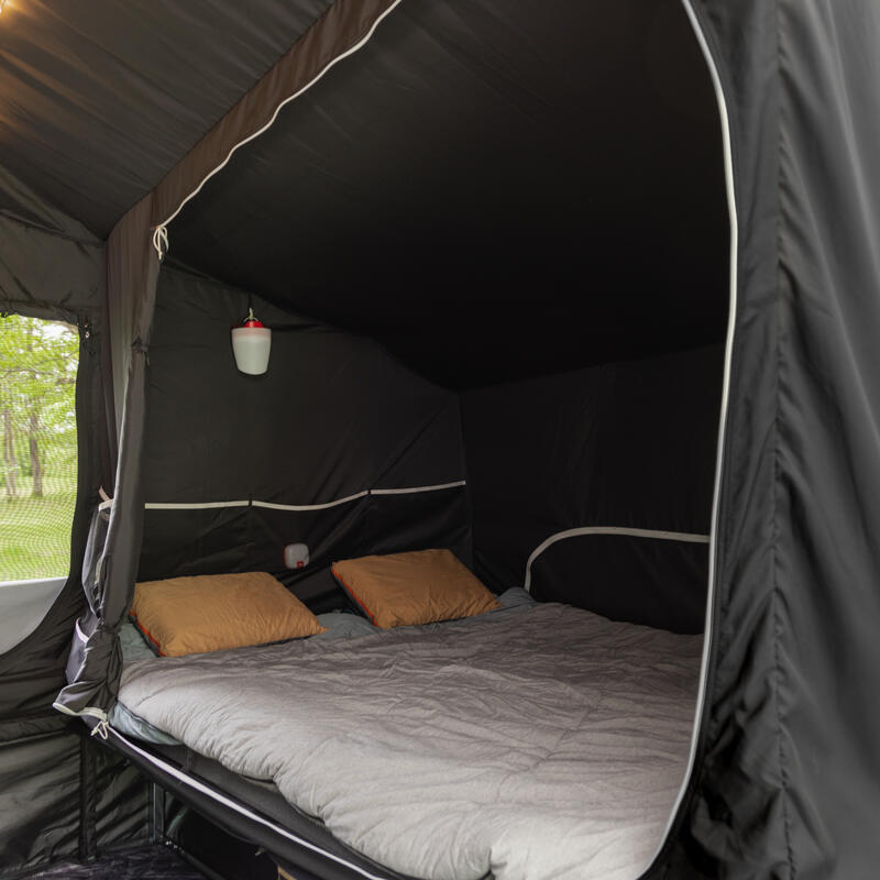 Campingzelt Caravane aufblasbar faltbar - Airsecond 4.2 F&B 4 Pers. 2 Kabinen 