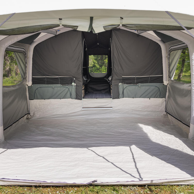 Tenttrailer met opblaasbare tent Airsecond 4.2 F&B 4 personen 2 slaapruimtes