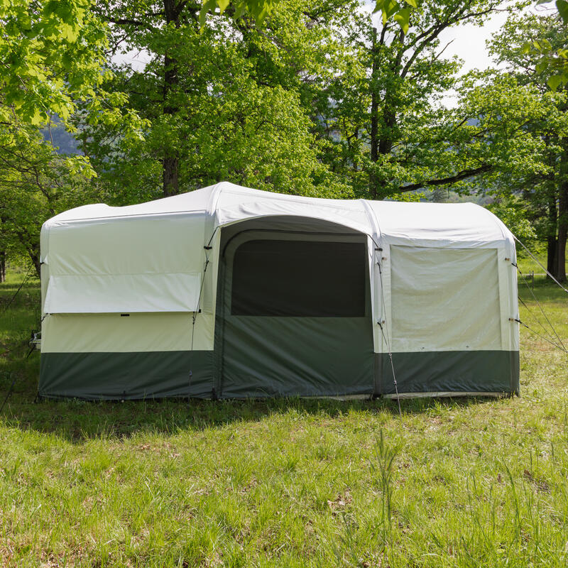 Tenttrailer met opblaasbare tent Airseconds 4.2 F&B 4 personen 2 slaapruimtes