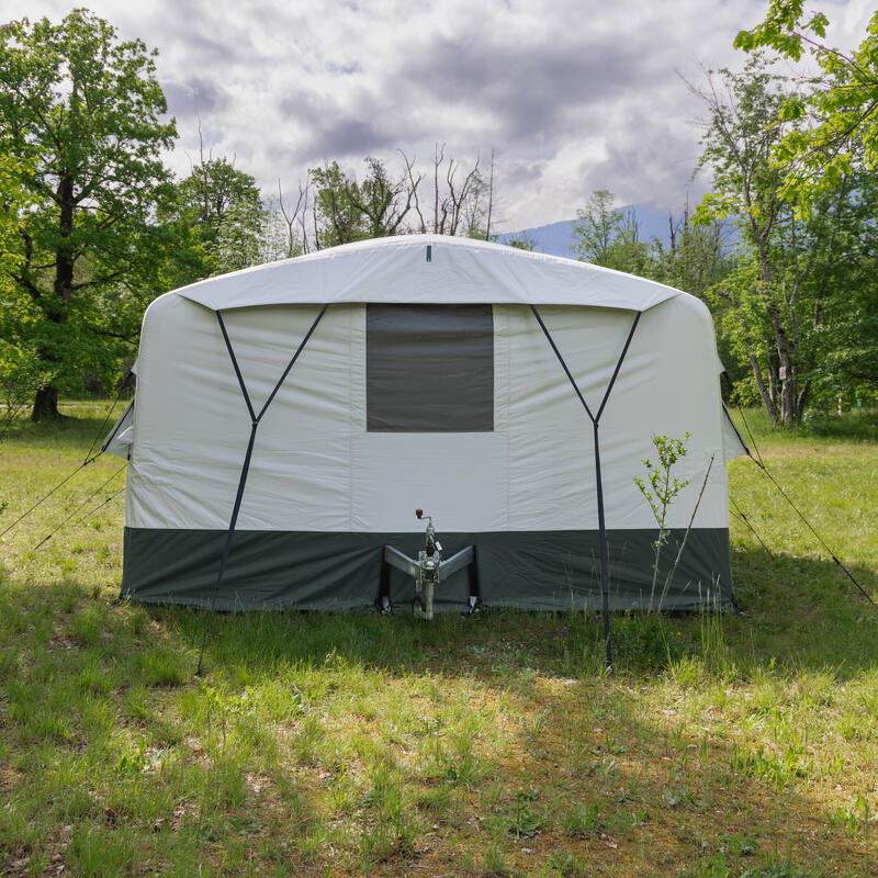 Campingzelt Caravane aufblasbar faltbar - Airsecond 4.2 F&B 4 Pers. 2 Kabinen 